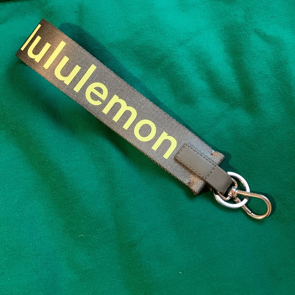 Lululemon never lost keychain